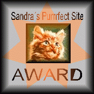Sandra's Purrfect Site Award