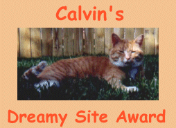 Calvin's Dreamy Site Award